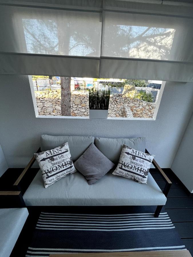 Luxury Mobile Home Pretty Green - Premium - Oaza Mira Resort -50 M From The Beach Drage Exteriör bild